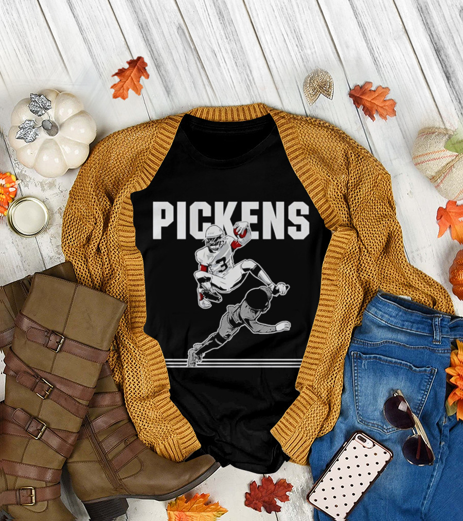 George Pickens 3 Pittsburgh Steelers Action Catch Play T-Shirt