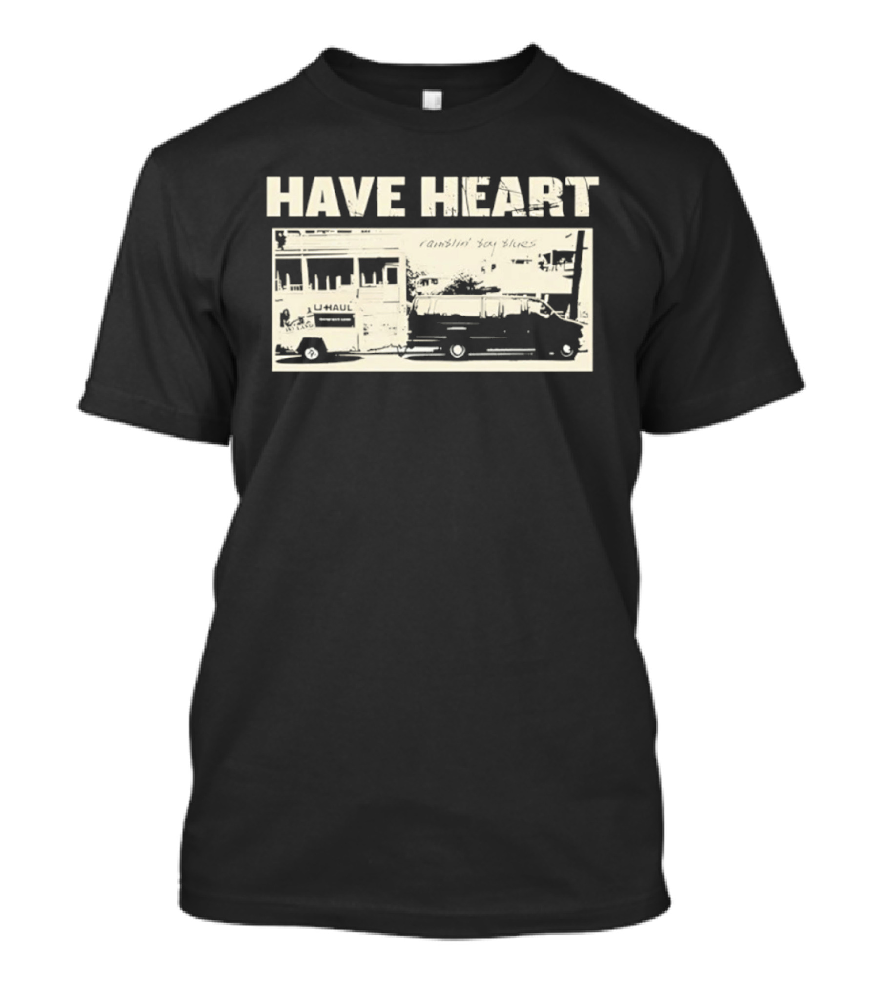 Have Heart Ramblin' Boy Blues Bus And Van Scene T-Shirt