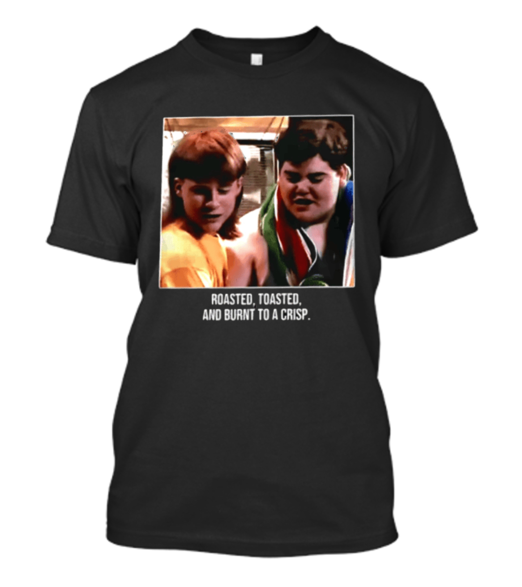 Roasted Toasted And Burnt To A Crisp Camping Meme T-Shirt