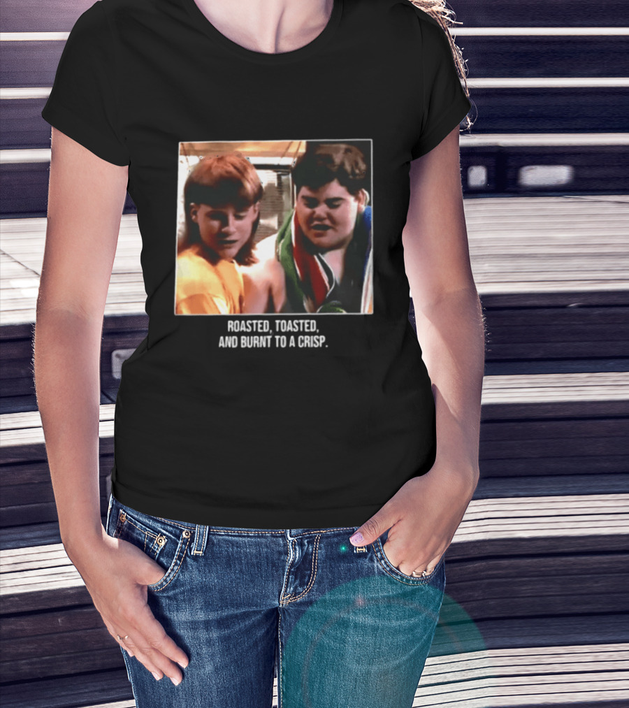 Roasted Toasted And Burnt To A Crisp Camping Meme T-Shirt