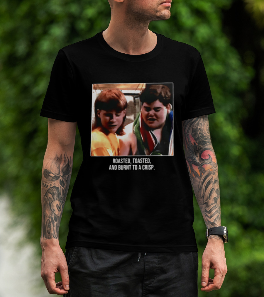 Roasted Toasted And Burnt To A Crisp Camping Meme T-Shirt