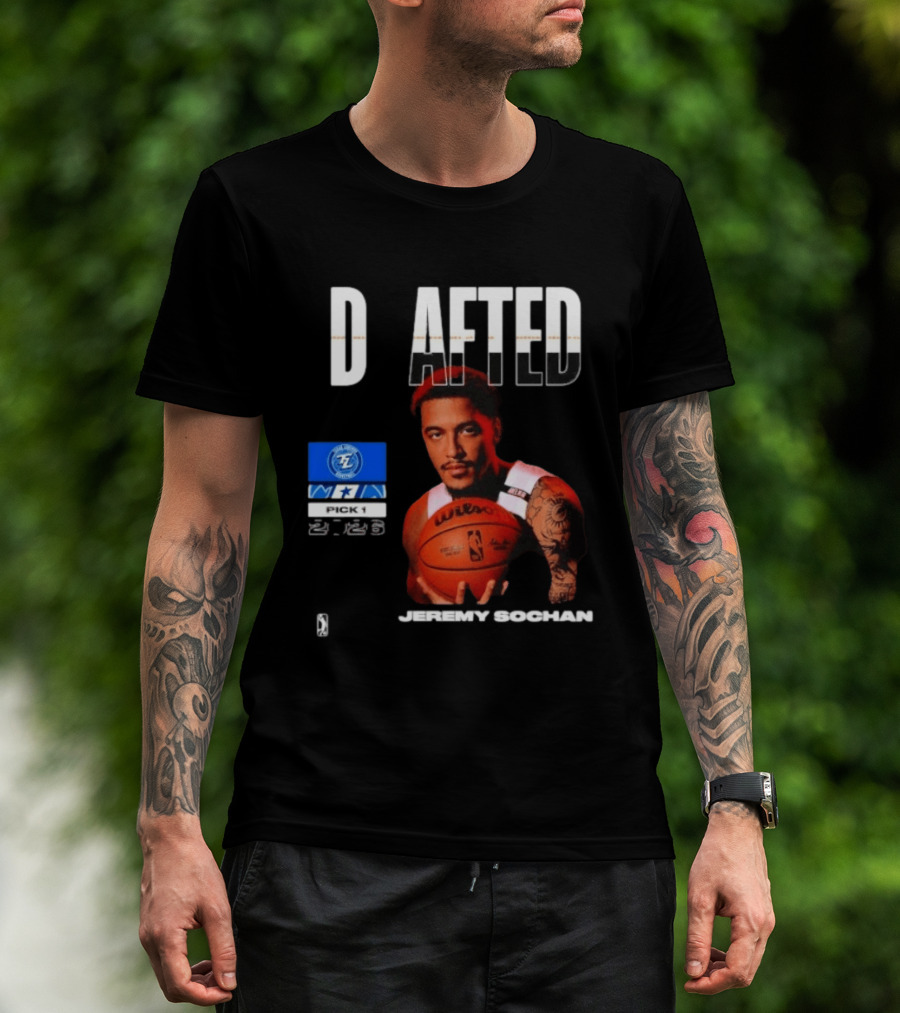 Jeremy Sochan D AFTED 2026 Pick 1 Texas Legends Mavs T-Shirt
