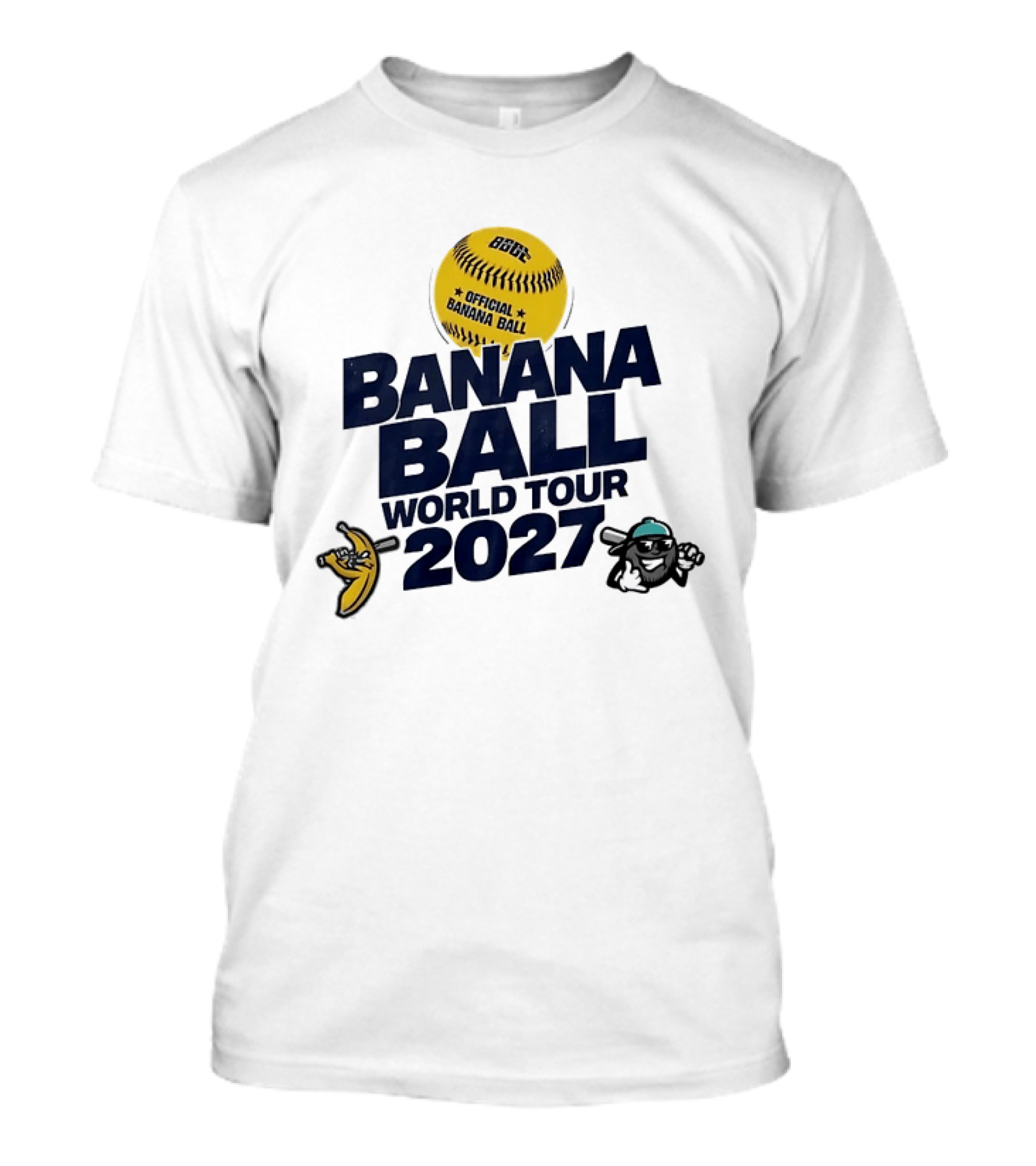 Banana Ball World Tour 2027 Savannah Bananas T-Shirt