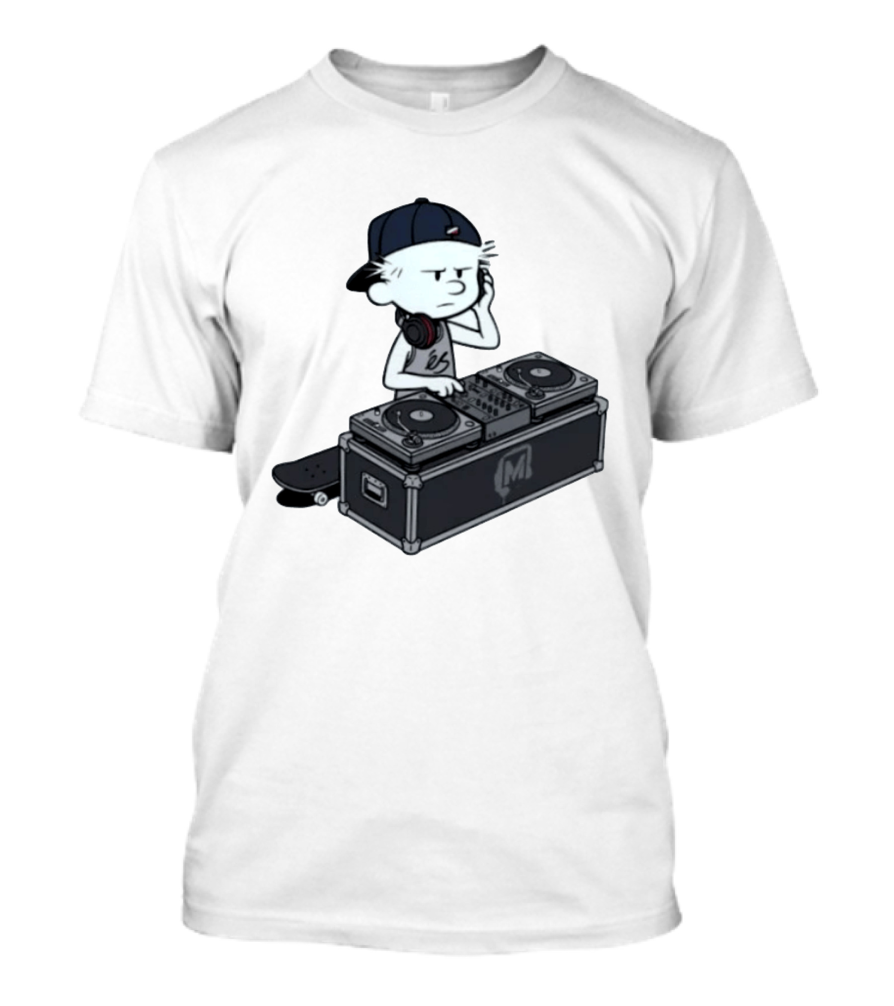 Chad Muska DJ és Skateboarding Turntable T-Shirt