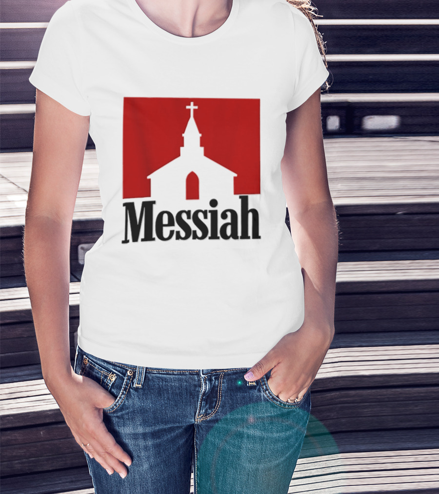 Messiah Church Christian Religious Cross T-Shirt