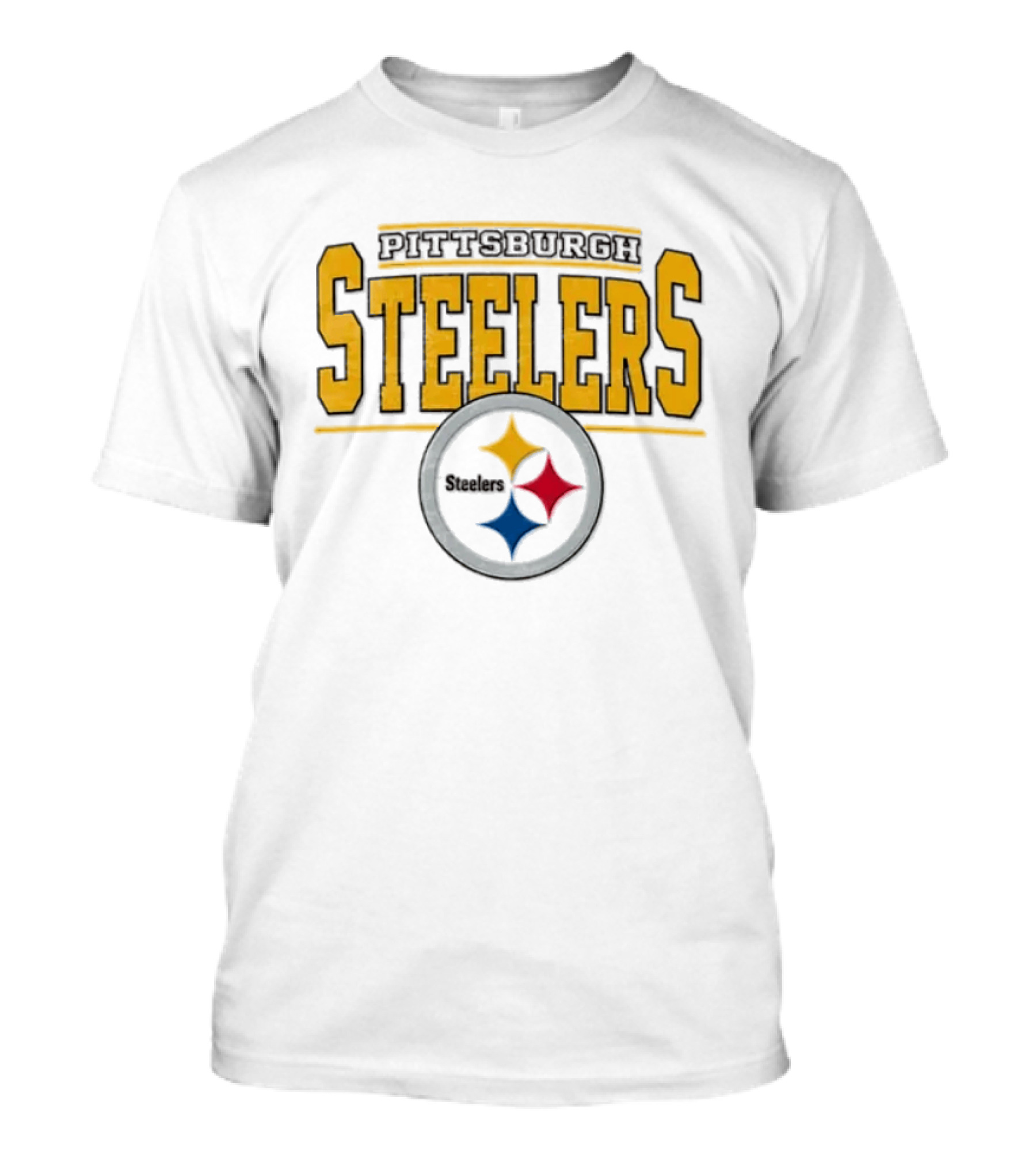 Pittsburgh Steelers Football Steelmark Emblem NFL Team Sports Fan T-Shirt