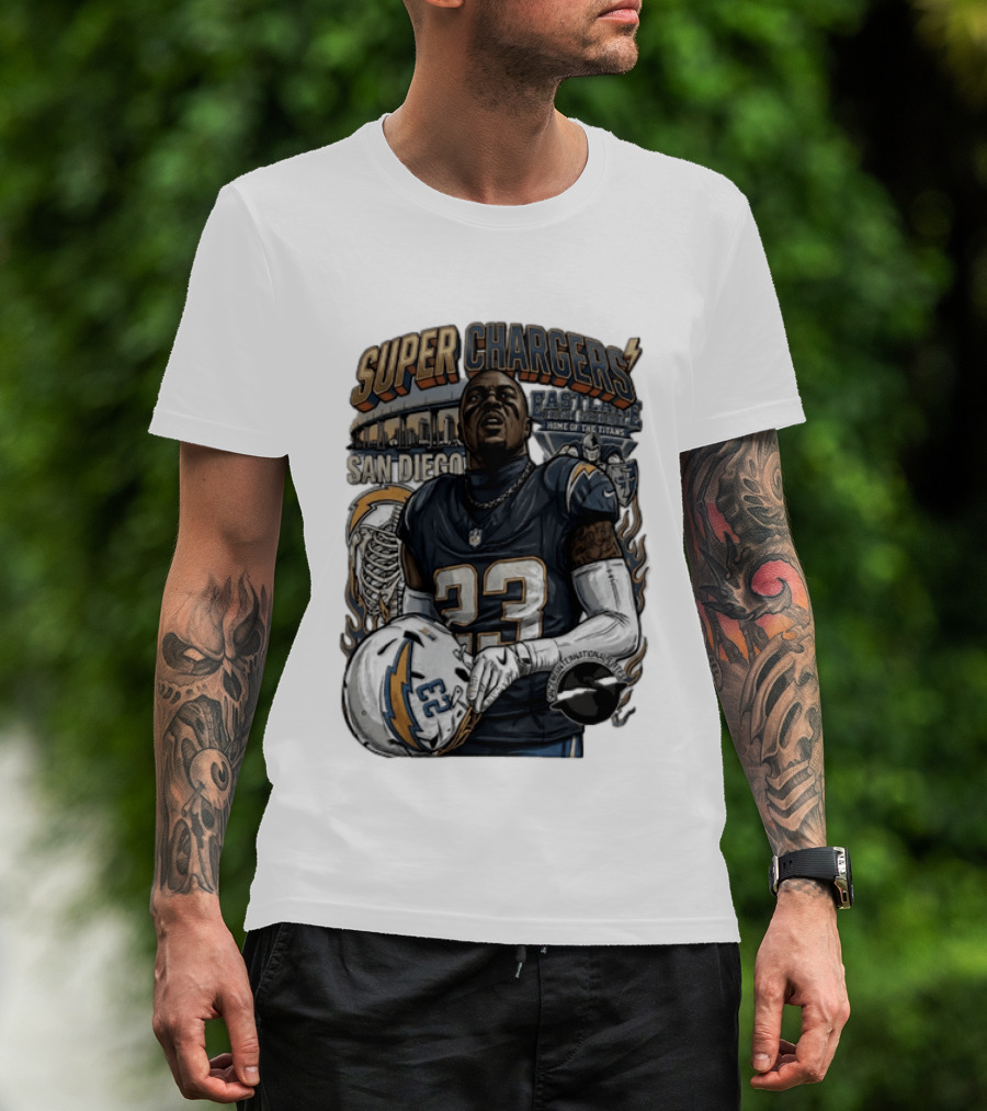 Super Chargers Eastlake High School Titans Number 23 San Diego T-Shirt