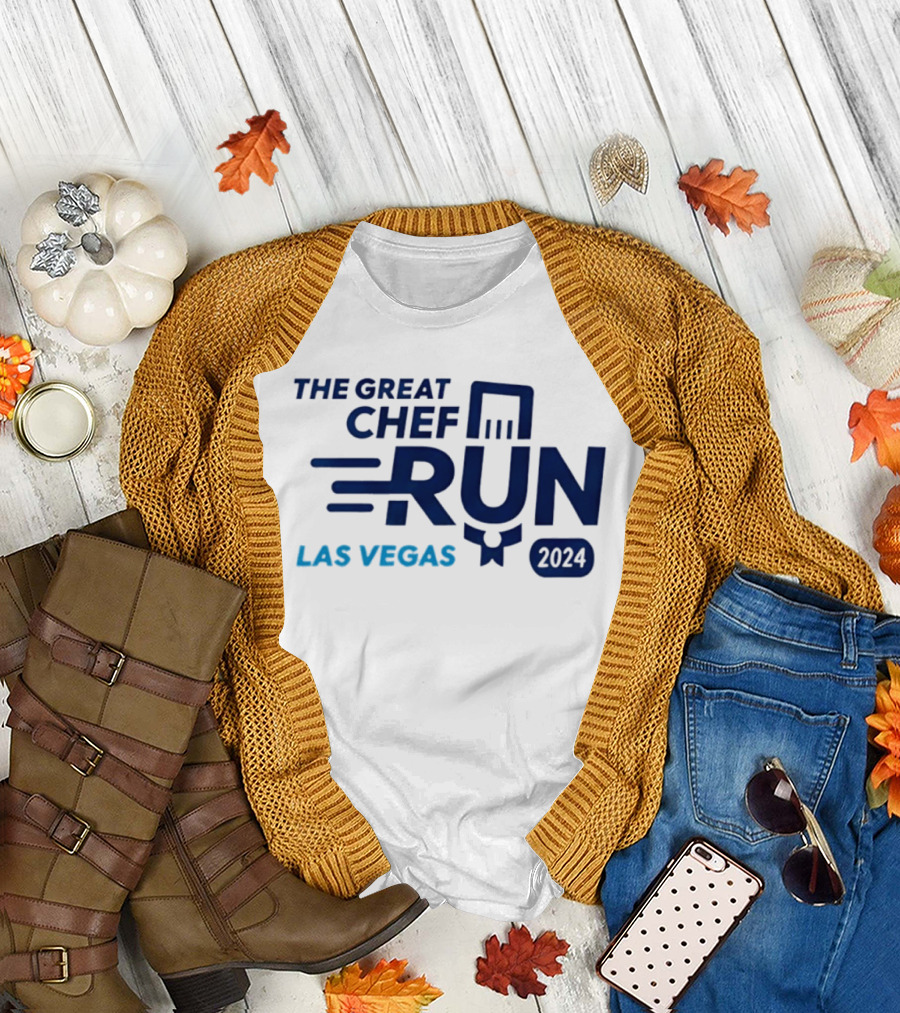 The Great Chef Run Las Vegas 2024 Culinary Event T-Shirt
