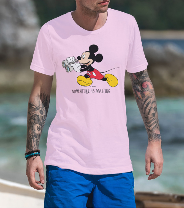 Disney Mickey Mouse Adventure Is Waiting T-Shirt