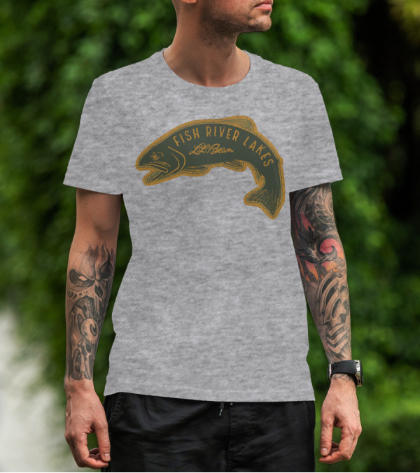 Fish River Lakes L.L.Bean Vintage Trout T-Shirt