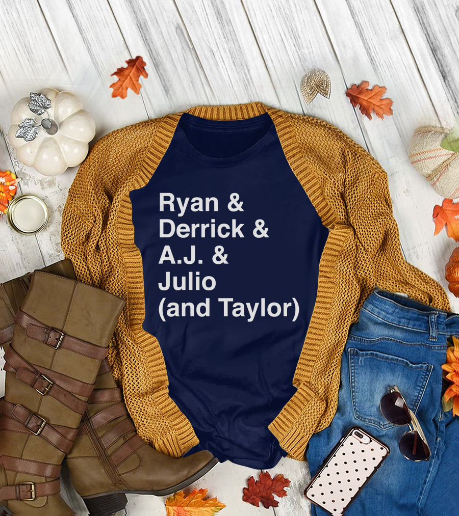 Ryan and Derrick and A.J. and Julio (And Taylor) T-Shirt