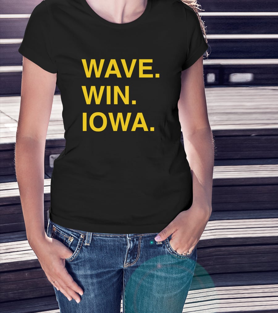 Wave Win Iowa Cody Hills UI Childrens Hawkeyes Obvious Merch T-Shirt