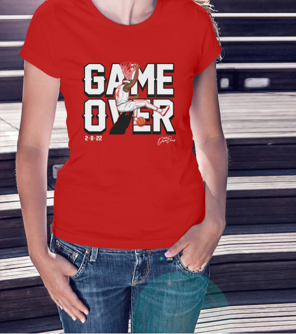 The Player Strunk Store Merch Davonte Devo Davis Game Over 2-8-22 T-Shirt