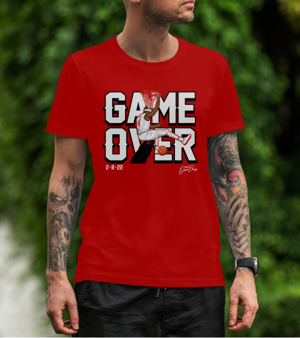 The Player Strunk Store Merch Davonte Devo Davis Game Over 2-8-22 T-Shirt