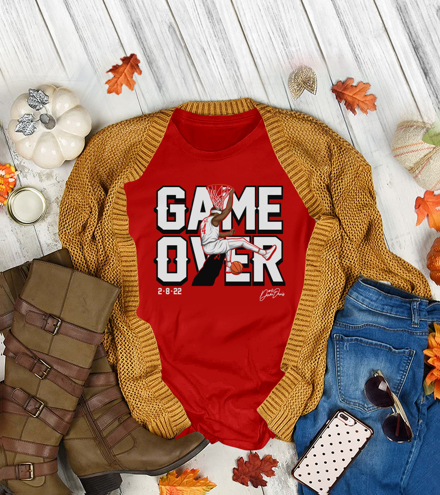 The Player Strunk Store Merch Davonte Devo Davis Game Over 2-8-22 T-Shirt