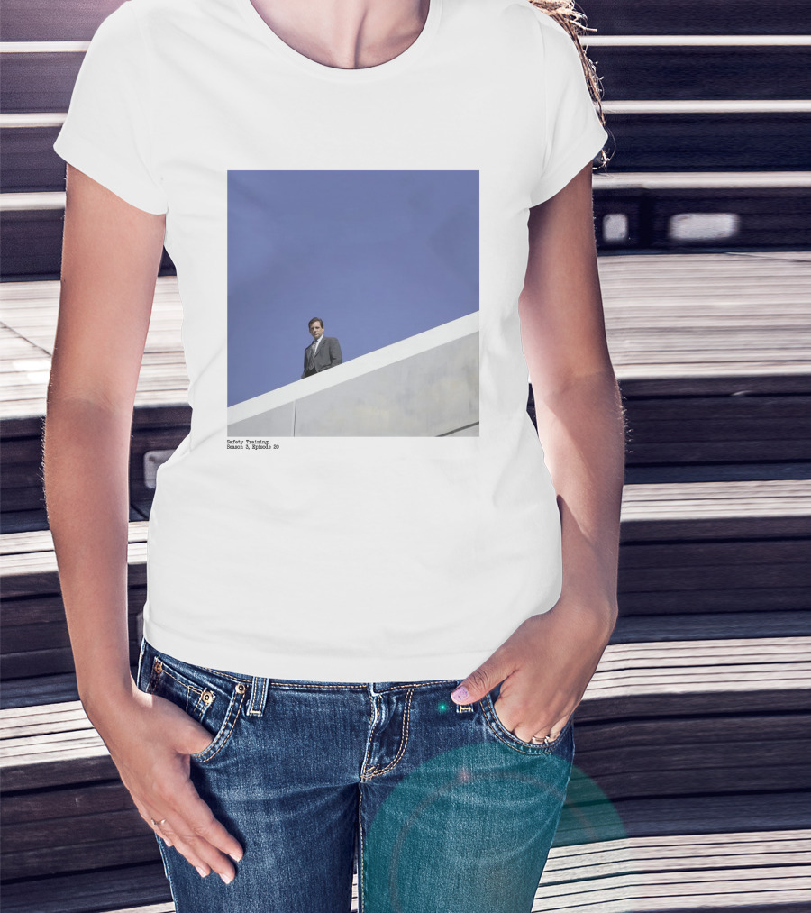 Safety Training Season 3 Episode 20 Roof Scene The Office Experience Store T-Shirt