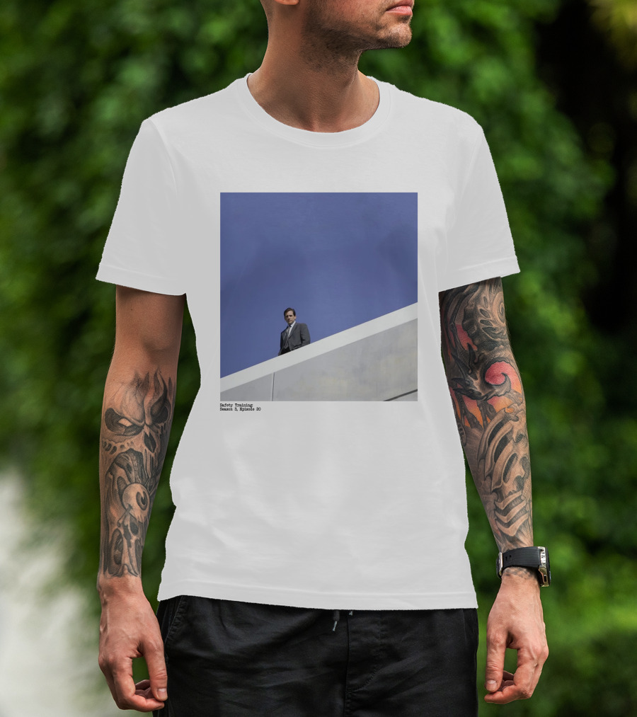 Safety Training Season 3 Episode 20 Roof Scene The Office Experience Store T-Shirt