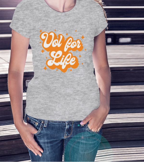 Kickoff Couture Merch Tennessee Vol For Life Sparkle Alexis Foust T-Shirt