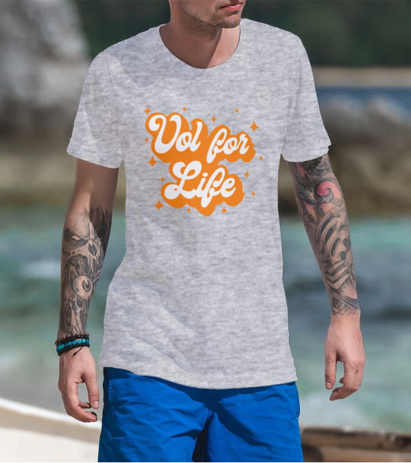 Kickoff Couture Merch Tennessee Vol For Life Sparkle Alexis Foust T-Shirt