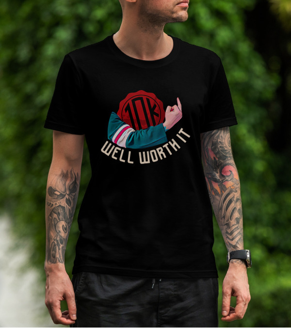 Well Worth It 10K Ryan Hartman Wild Takes Hockey Gesture T-Shirt