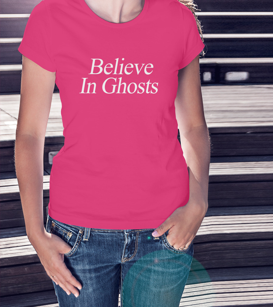Lonely Ghost Believe In Ghosts T-Shirt