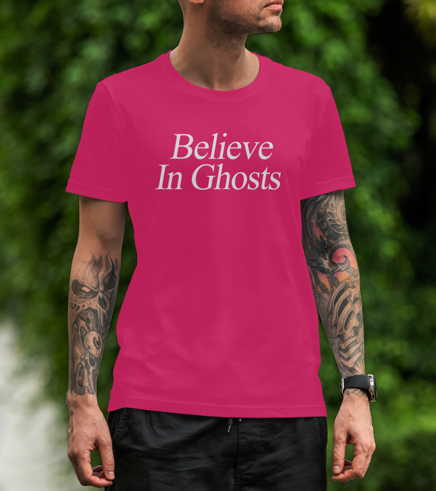 Lonely Ghost Believe In Ghosts T-Shirt
