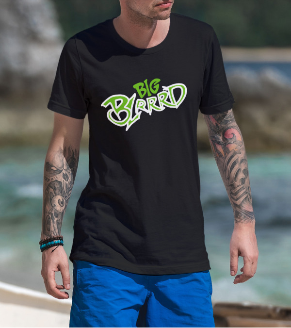 Pooh Shiesty Merch Big Blrrd Graphic Text Green T-Shirt