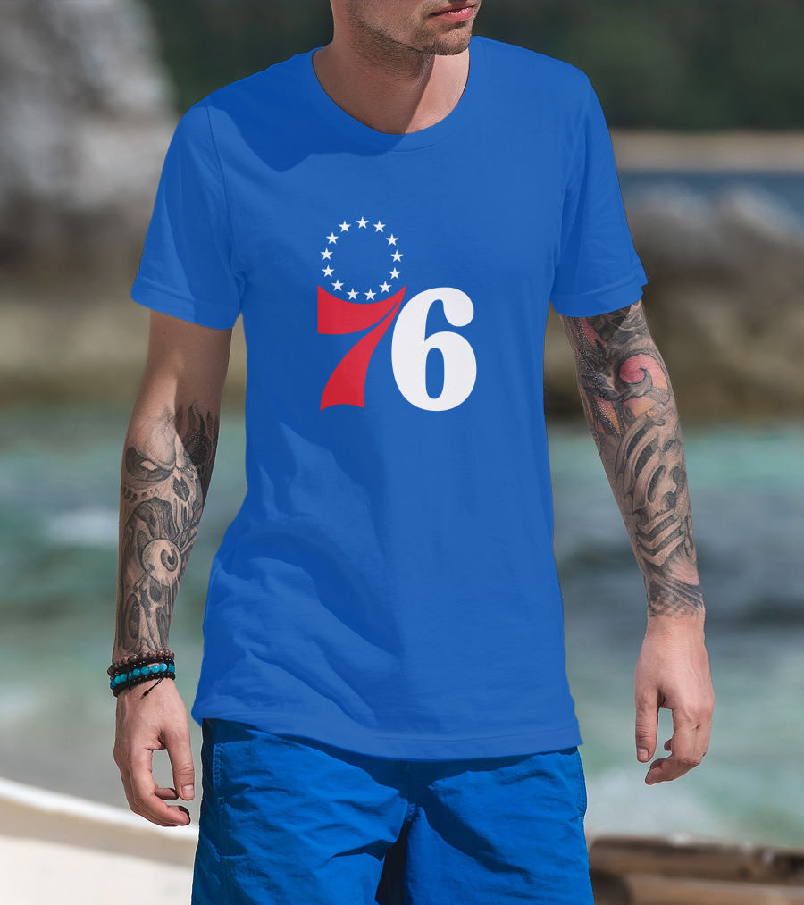 Philadelphia 76ers Furkan Korkmaz Stars T-Shirt