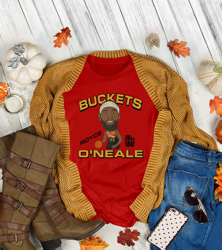 Buckets O'Neale Royce Utah Jazz Team Homage Merch T-Shirt