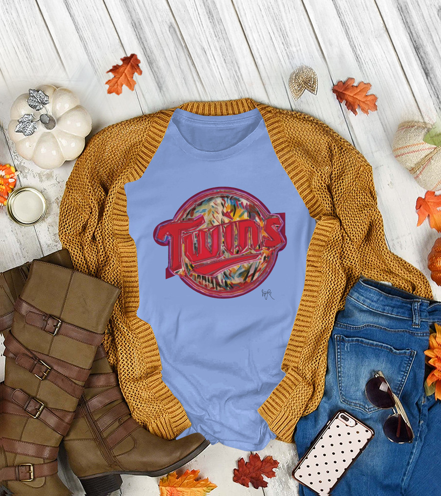 Twins Jimmy Longoria Local Artist Minnesota Baseball T-Shirt
