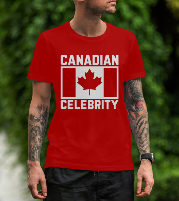Freeguy Canadian Celebrity Maple Leaf Iconic T-Shirt