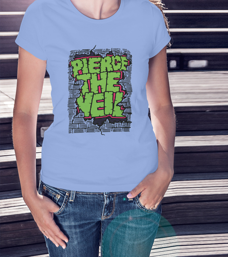 Pierce The Veil Freakish Beast Brick Wall T-Shirt