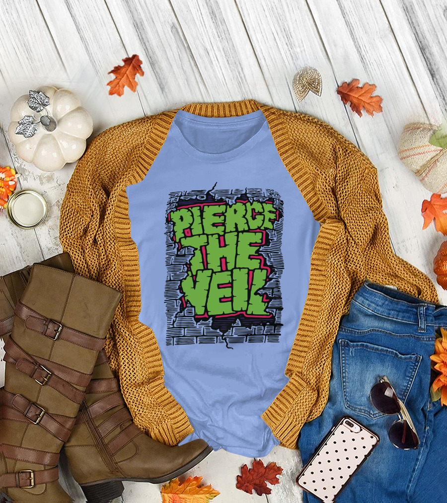 Pierce The Veil Freakish Beast Brick Wall T-Shirt