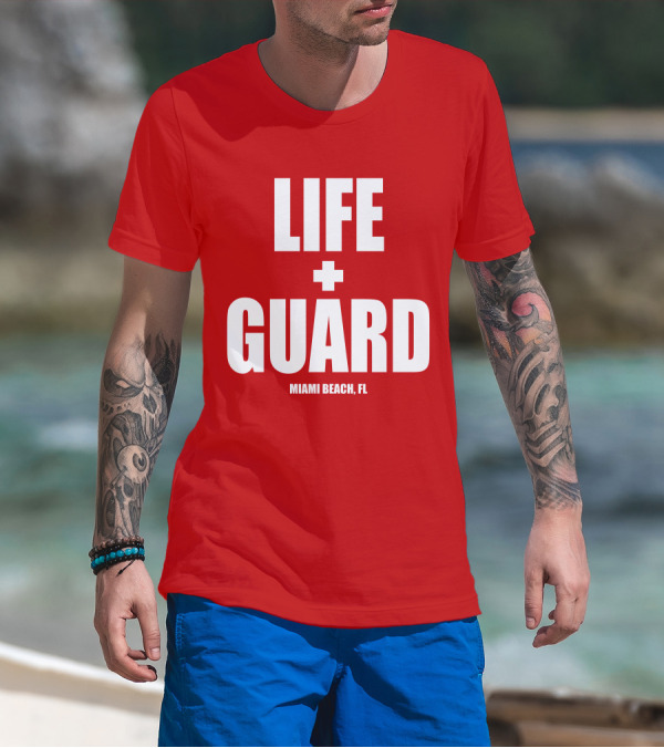 Lifeguard Miami Beach FL Thomas Sanders T-Shirt
