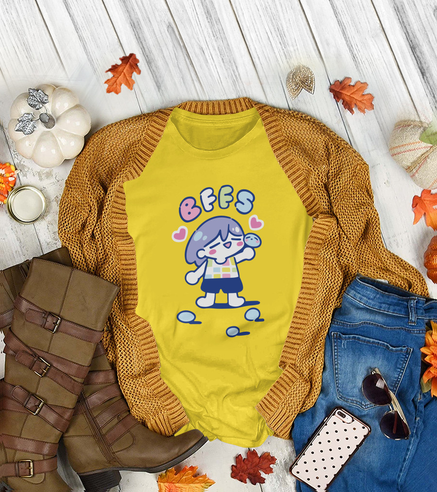 Omori Merch BFFs Kel And Friend Omocat Shop Merch T-Shirt