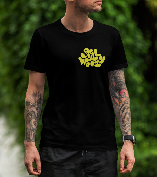 Still Woozy Yellow Text Merch T-Shirt
