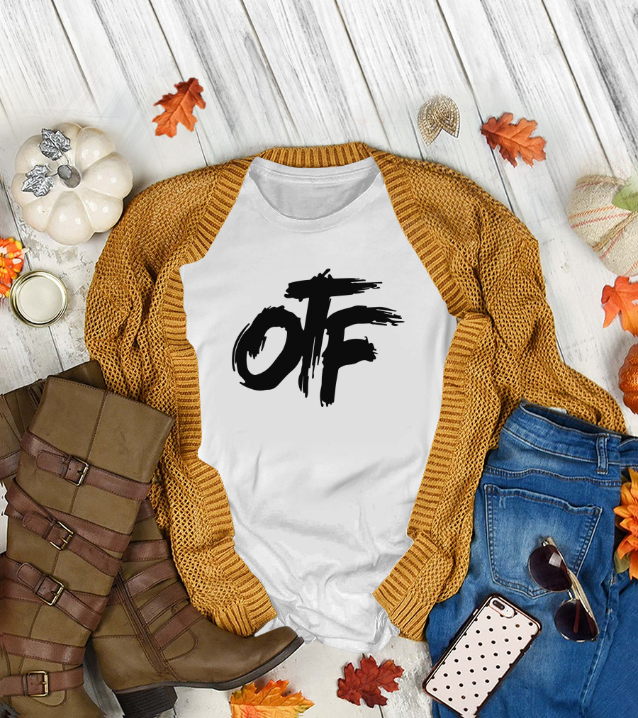 Otf Merchandise Brushstroke Style Branding T-Shirt