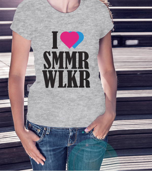 I Love SMMR WLKR T-Shirt