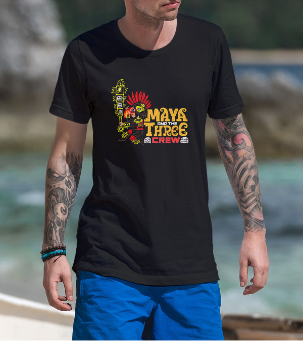 Maya And The Three Crew Jorge R Gutierrez Iconic Warrior T-Shirt