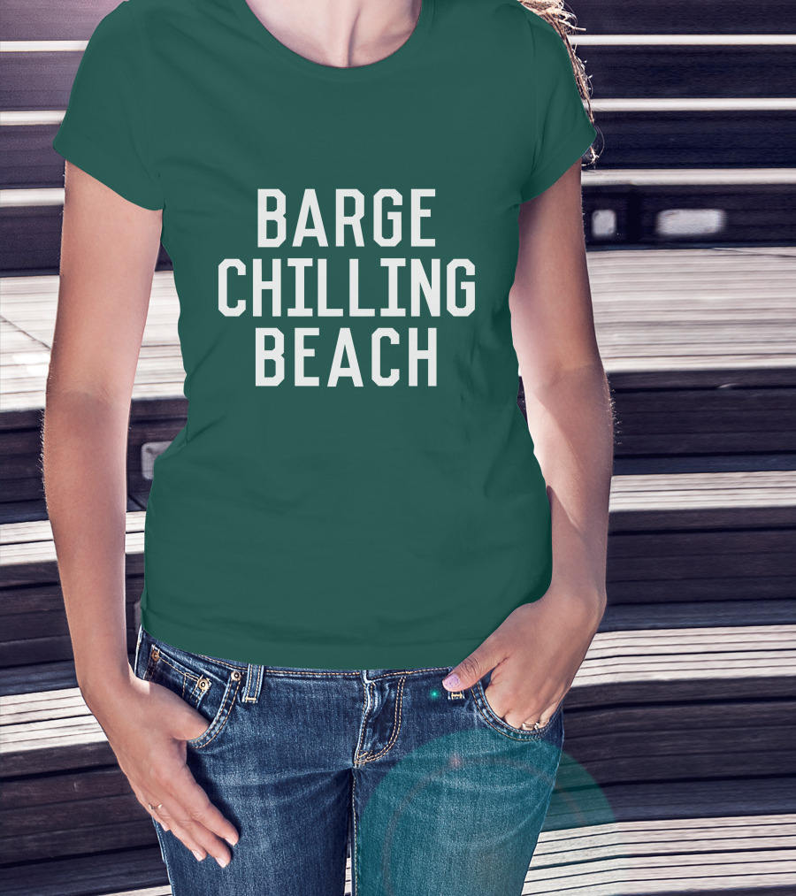 Barge Chilling Beach English Bay Vancouver Park BC Is Awesome T-Shirt