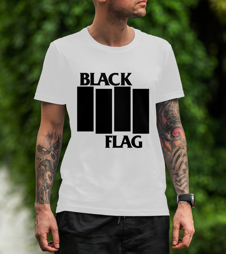 Bad Boy Chef John Goodman Black Flag T-Shirt