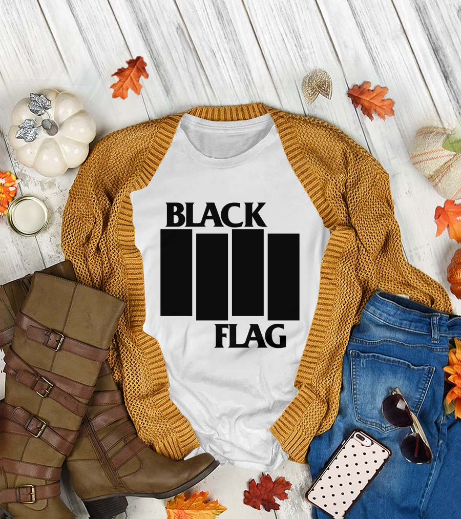 Bad Boy Chef John Goodman Black Flag T-Shirt