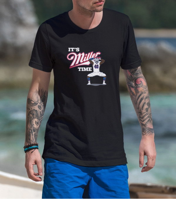 Ctwpod It's Miller Time Von Miller Buffalo Bills Circling The Wagons T-Shirt