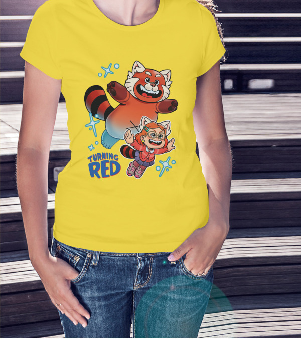 Turning Red Mario Bros 3 Redz The Artist T-Shirt