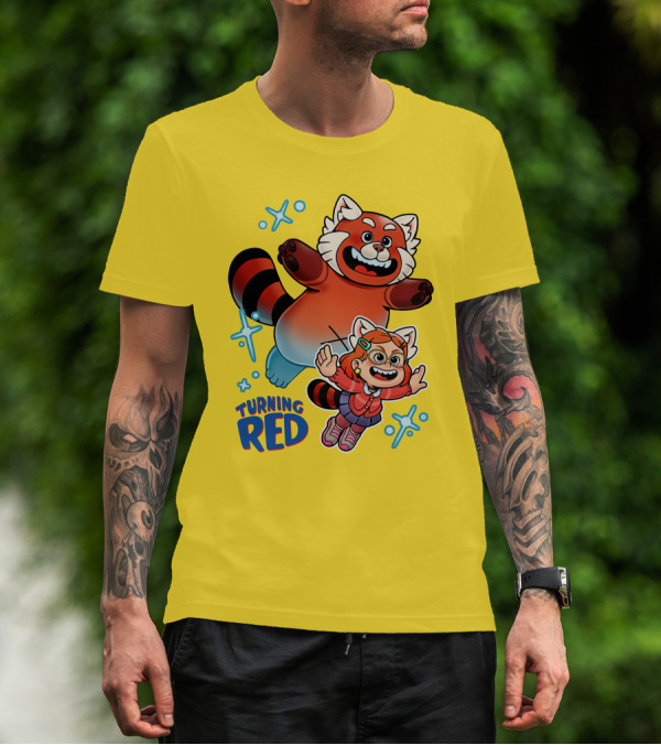Turning Red Mario Bros 3 Redz The Artist T-Shirt