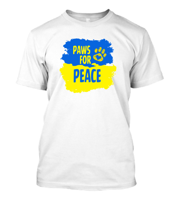 Paws For Peace Ukraine Zonram Liao Custom Ink Shop Store T-Shirt