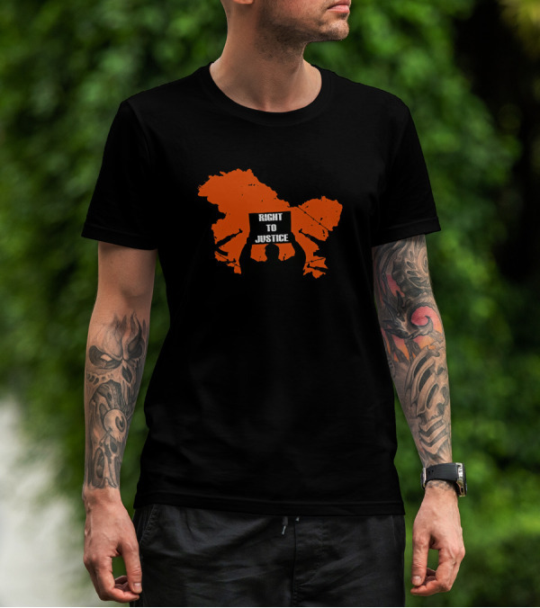 Vivek Ranjan Agnihotri Right To Justice Genocide Akshay Dhanak Kashmir Map T-Shirt