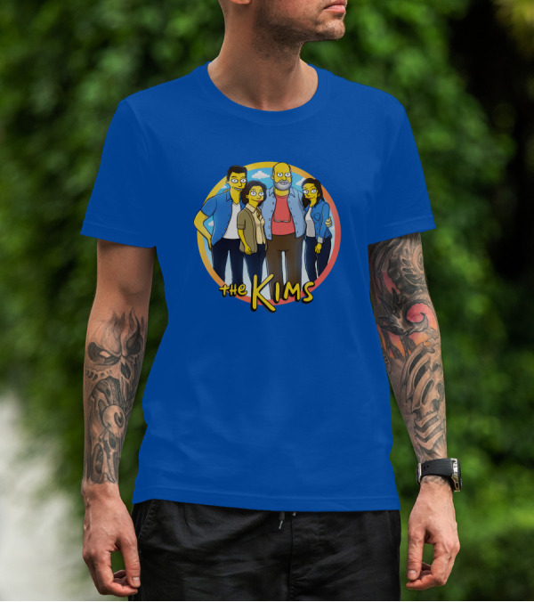 The Kims Simpsonized Parody Of Kim's Convenience Family T-Shirt