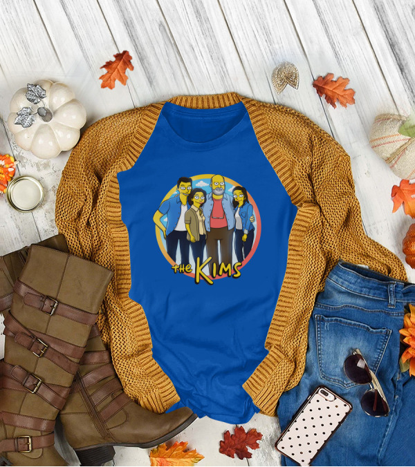 The Kims Simpsonized Parody Of Kim's Convenience Family T-Shirt