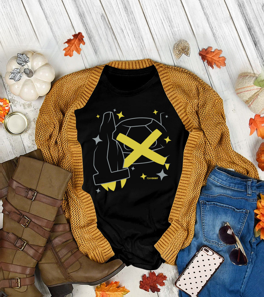 Adrive Merchland Team Shiny 376 Yellow X and Star T-Shirt